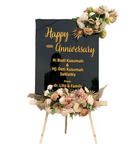 Papan Bunga Akrilik Batang Merangin